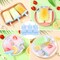 2 Pack Popsicle Molds Homemade Plastic Ice Pop Maker Easy-Release Ice Cream Molds with 50 Sticks, 50 Bags, Funnel